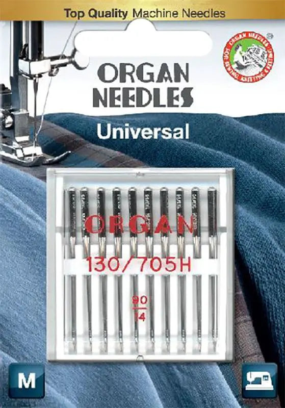 Universal 90/14 Needles - 10 count by Organ Needles - Linda's Electric Quilters