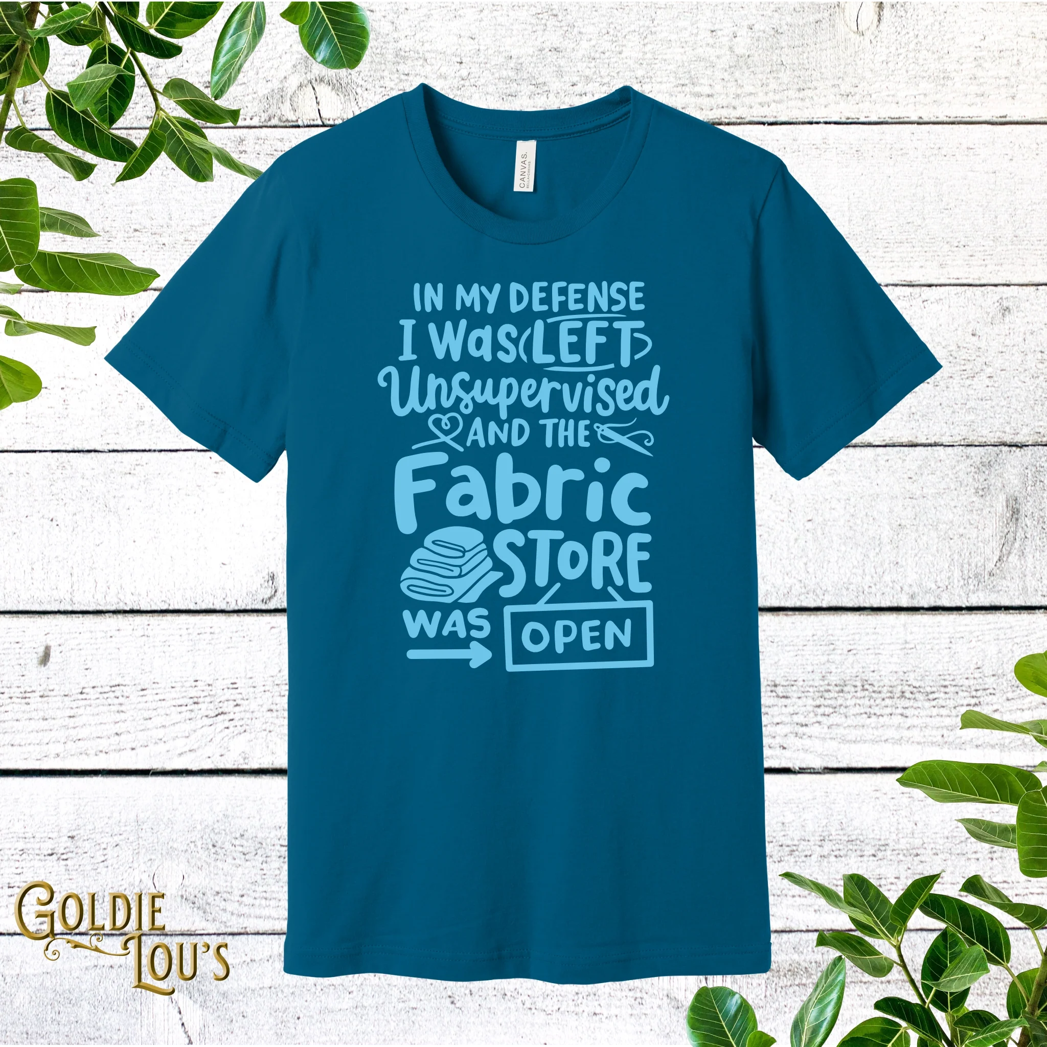 Unsupervised Shopper Quilting T-shirt
