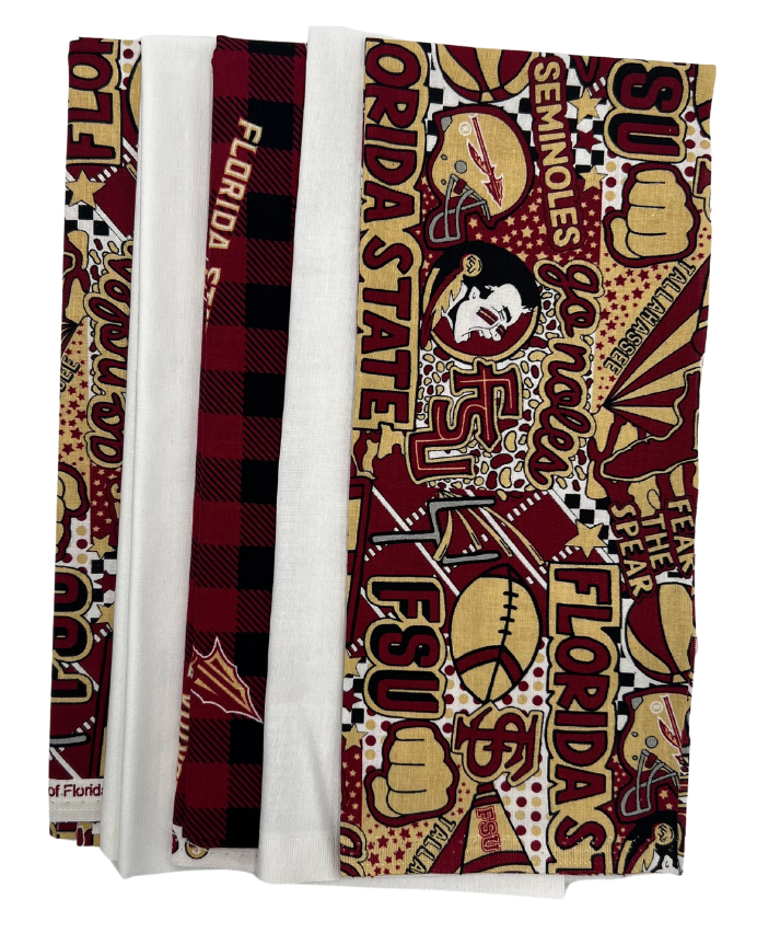 Florida State Seminoles - Tailgate Panel - Quilt Kit | Batting Included