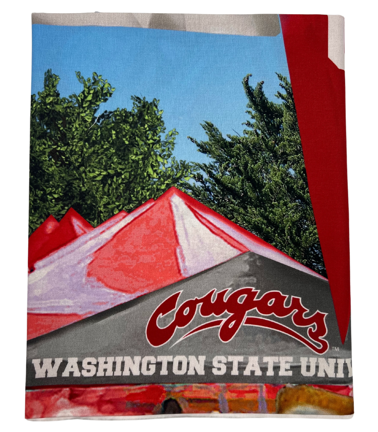 Washington State Cougars - Tailgate Panel - Quilt Kit | Batting Included