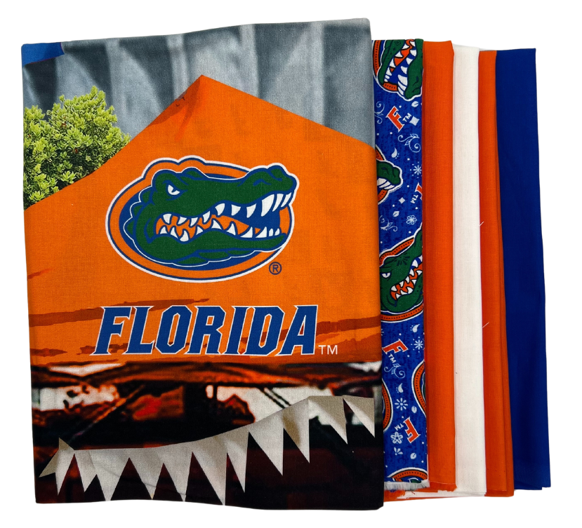 Florida Gators - Tailgate Panel - Quilt Kit | Batting Included