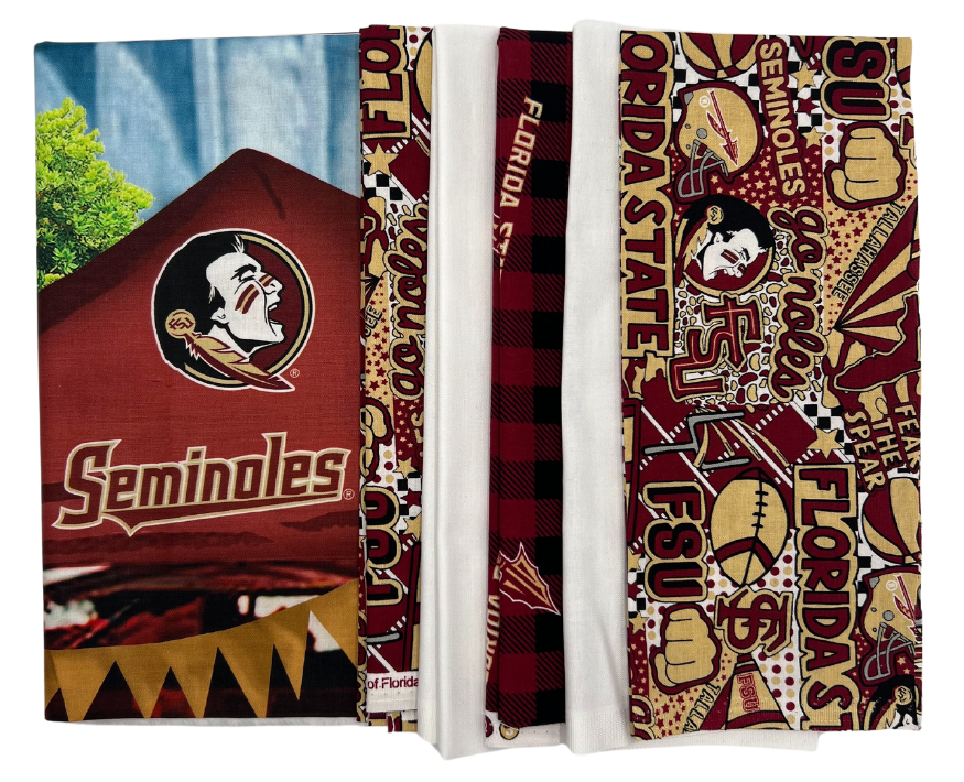 Florida State Seminoles - Tailgate Panel - Quilt Kit | Batting Included