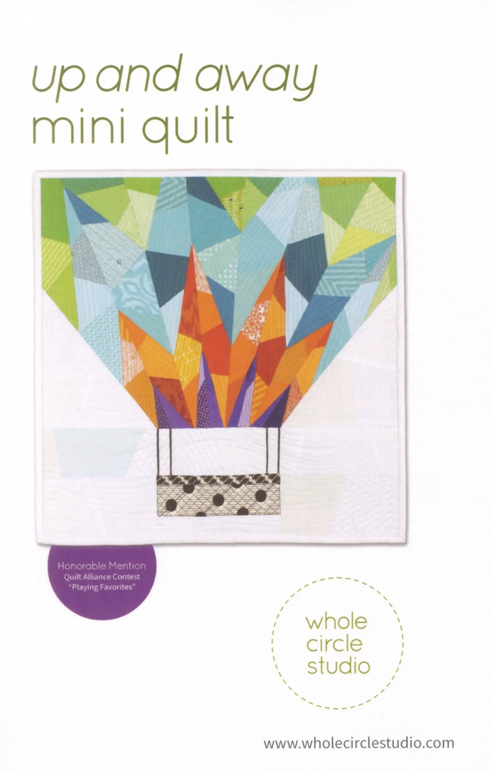 Up and Away Mini Quilt - Linda's Electric Quilters
