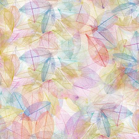 Hoffman Spectrum pastel wildflowers digital print quilting cotton fabric
