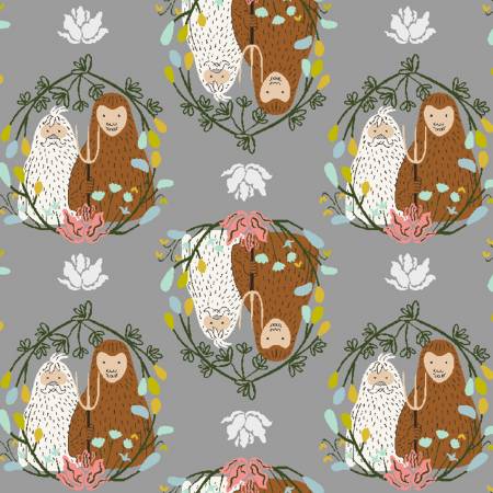 RJR Mythical Gothic You Can Run But You Can't Hide quilting cotton fabric
