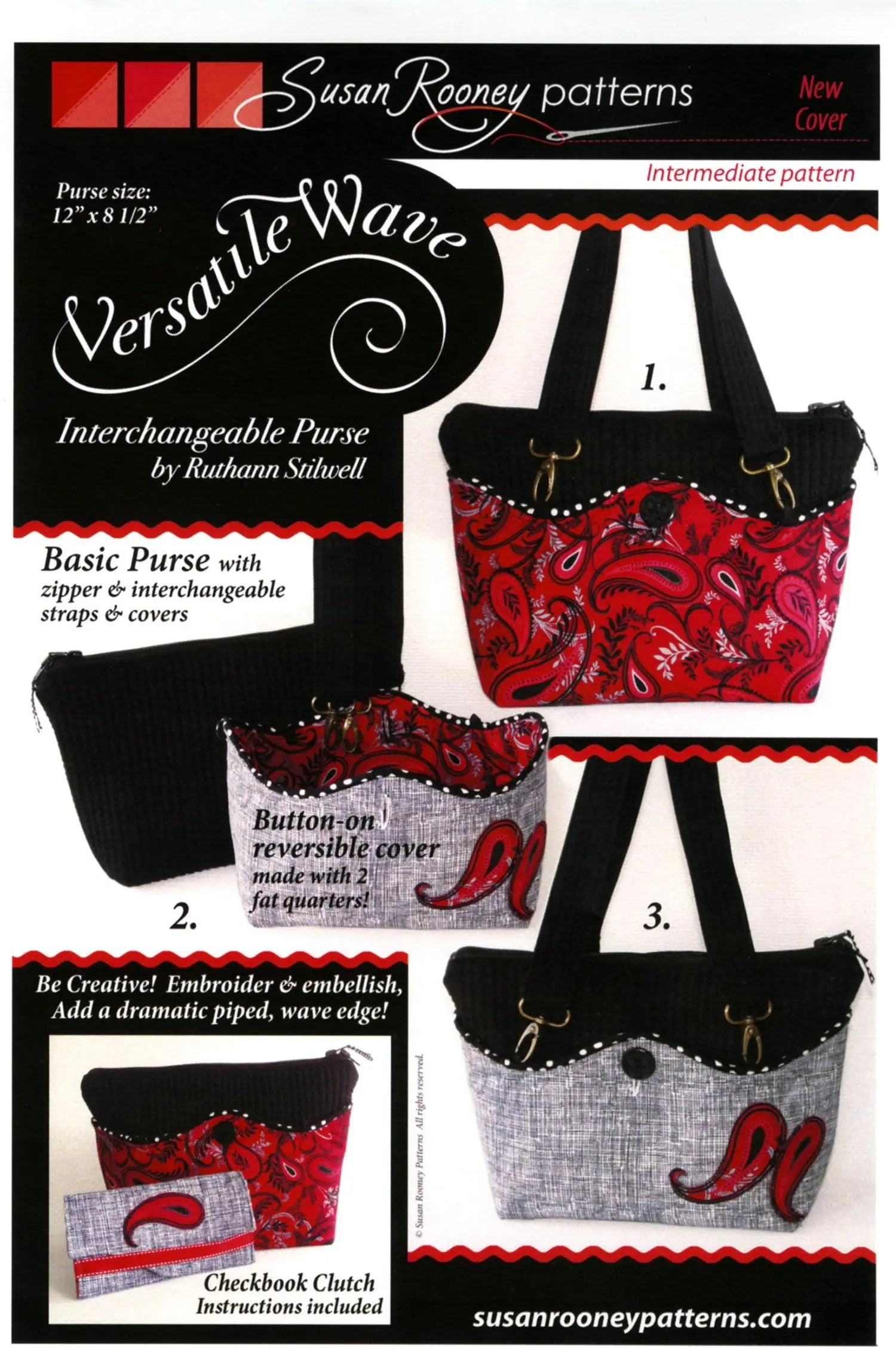 Versatile Wave Purse - Linda's Electric Quilters