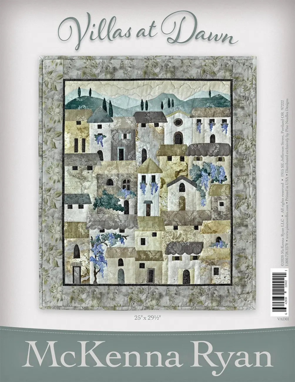 Villas at Dawn Applique Pattern - Linda's Electric Quilters