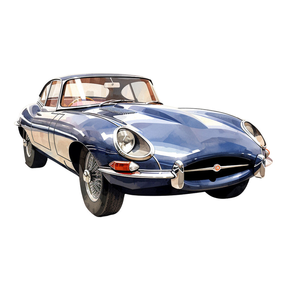 Vintage Cars Fabric Panel 2
