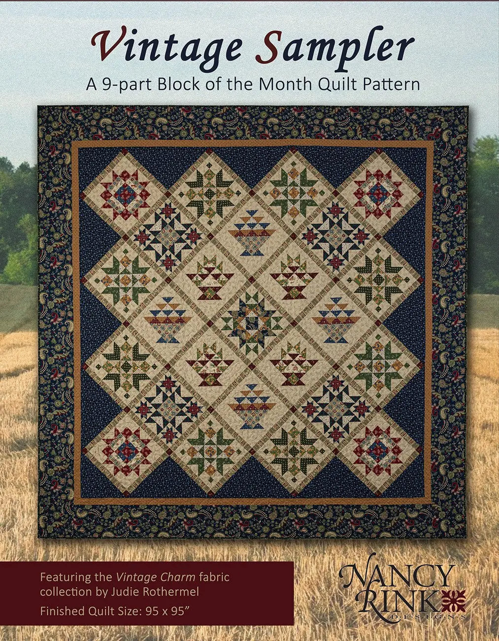 Vintage Sampler Pattern Booklet - Linda's Electric Quilters