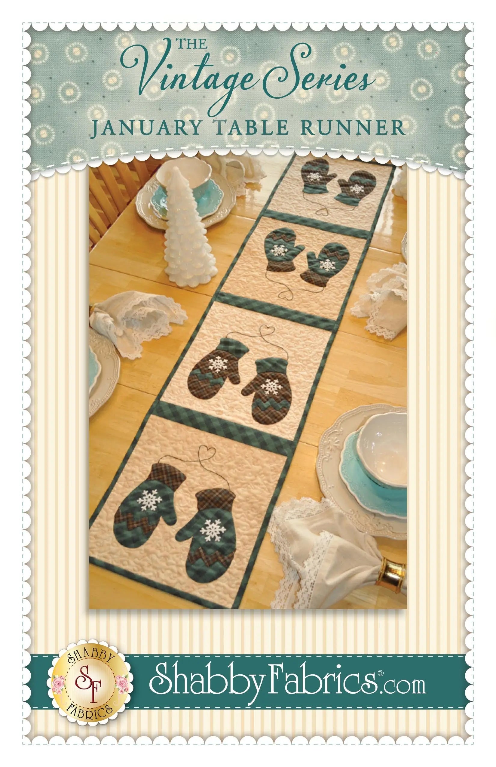 Vintage Series Table Runner - January Checker Distributor