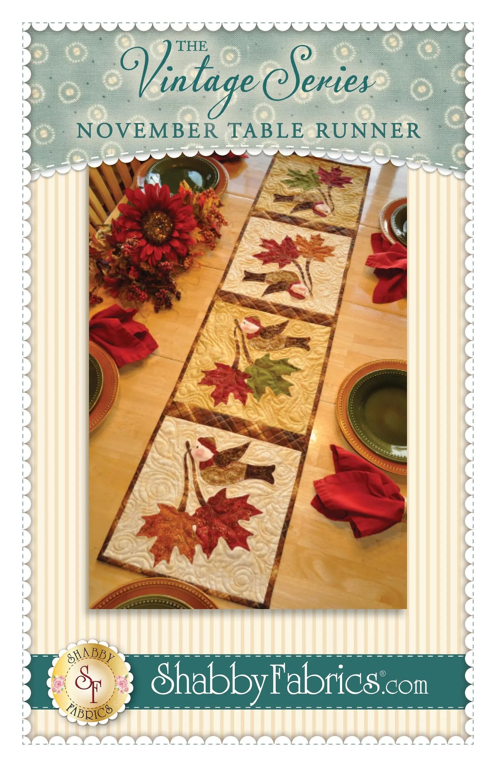 Vintage Series Table Runner - November Checker Distributor