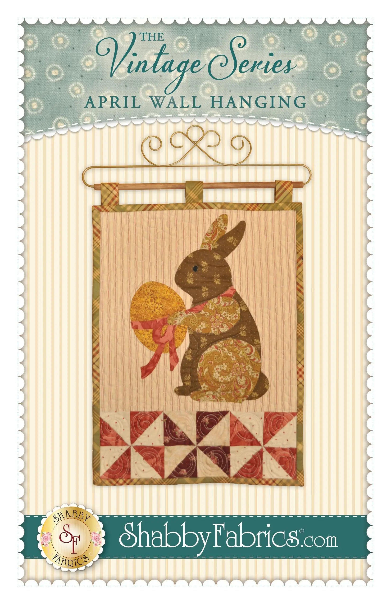 Vintage Series Wall Hanging - April - Linda's Electric Quilters