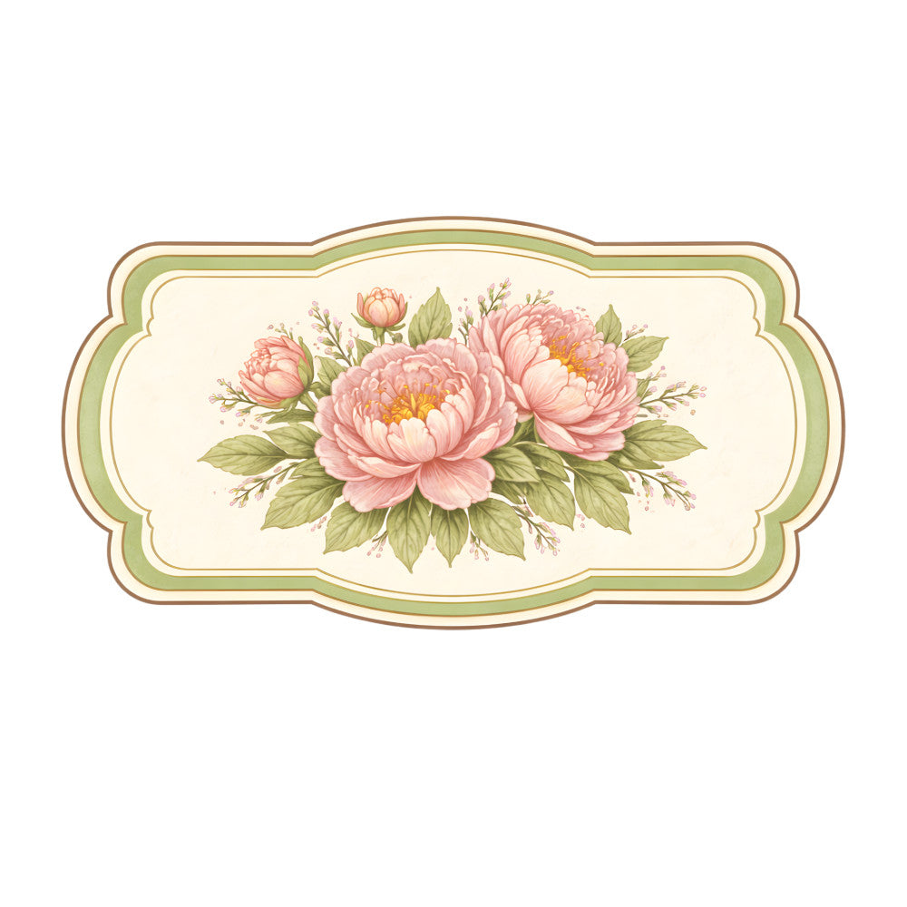 Vintage Spring Label Fabric Panel 2