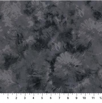 Northcott Vivian texture quilting cotton blender fabric in Charcoal