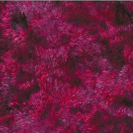 Hoffman Fabrics batik quilting fabric in Burgundy