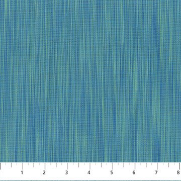 FIGO Space Dye woven texture quilting cotton fabric in Teal