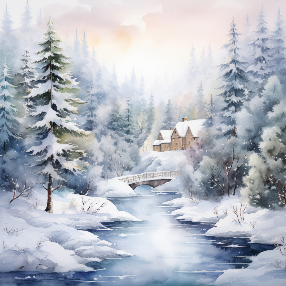 WInter Wonderland Fabric Panel 10