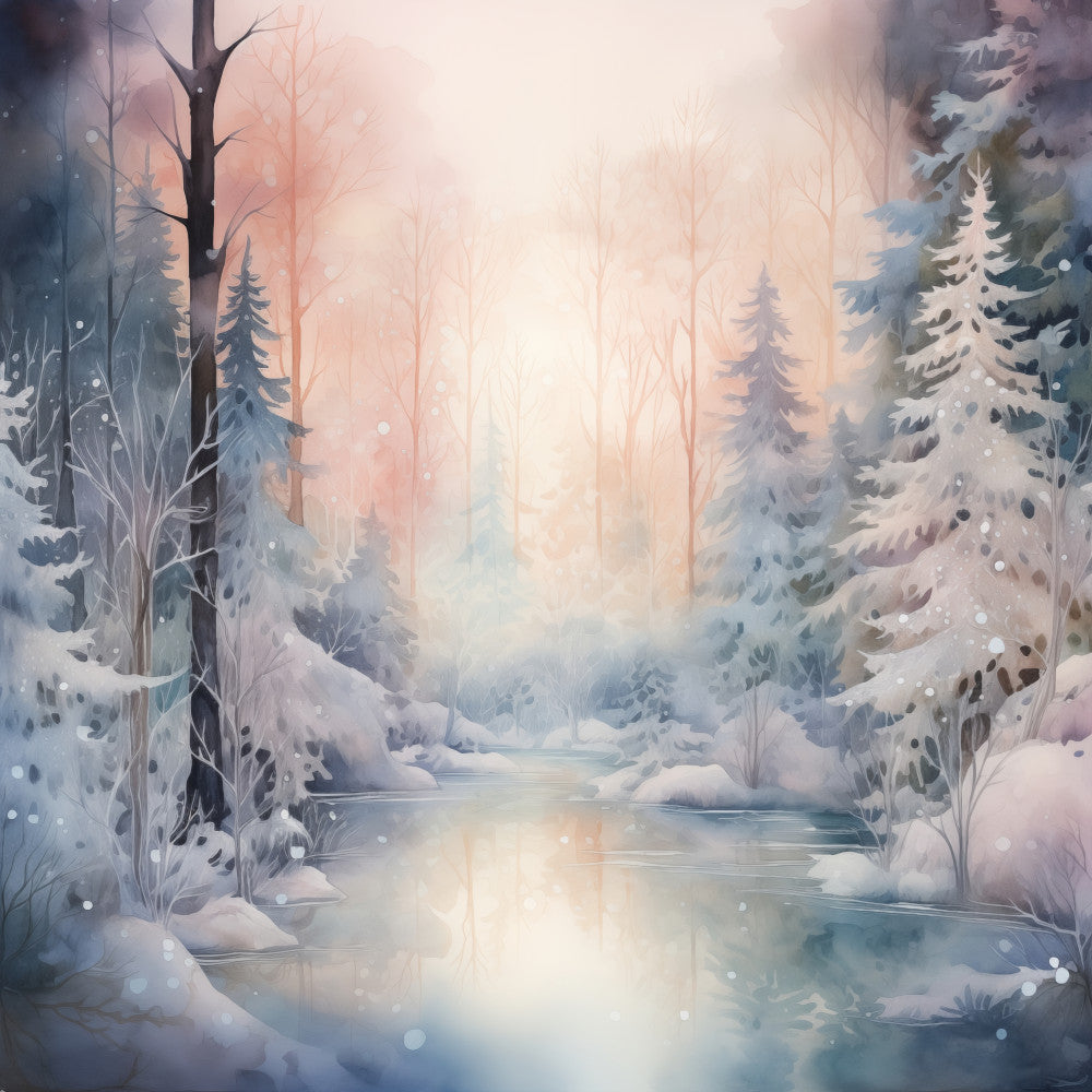WInter Wonderland Fabric Panel 12