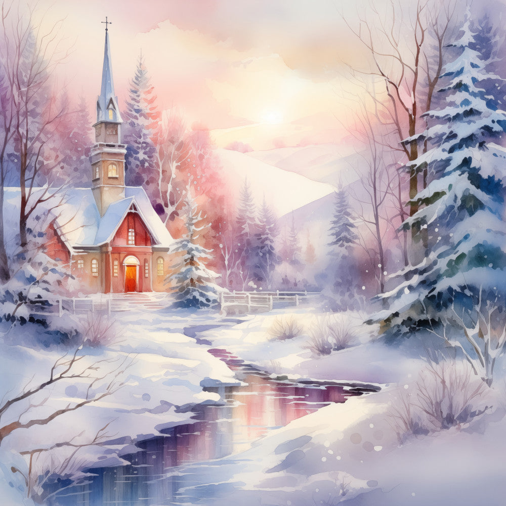 WInter Wonderland Fabric Panel 15