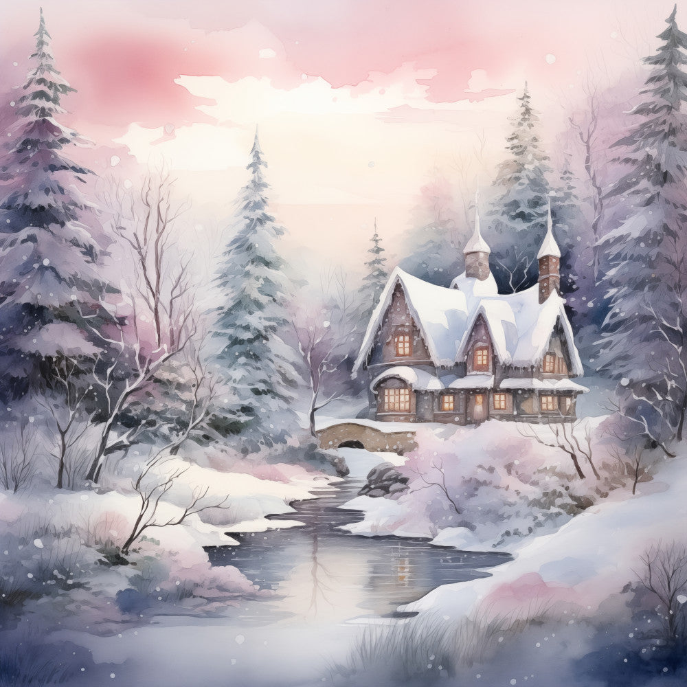 WInter Wonderland Fabric Panel 17
