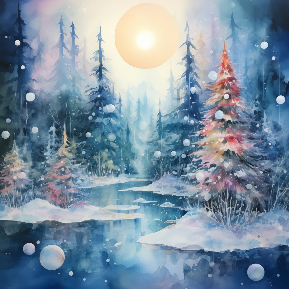 WInter Wonderland Fabric Panel 18
