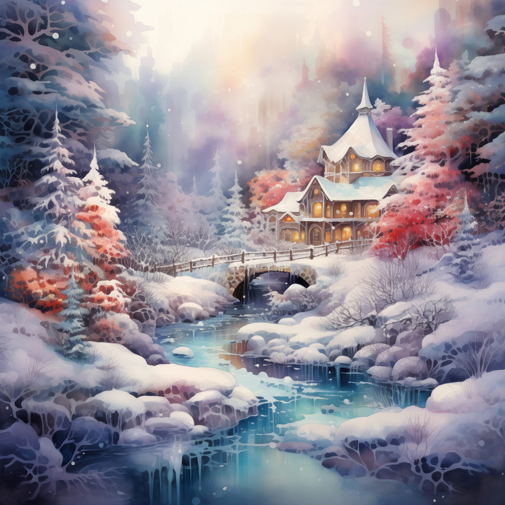 WInter Wonderland Fabric Panel 19