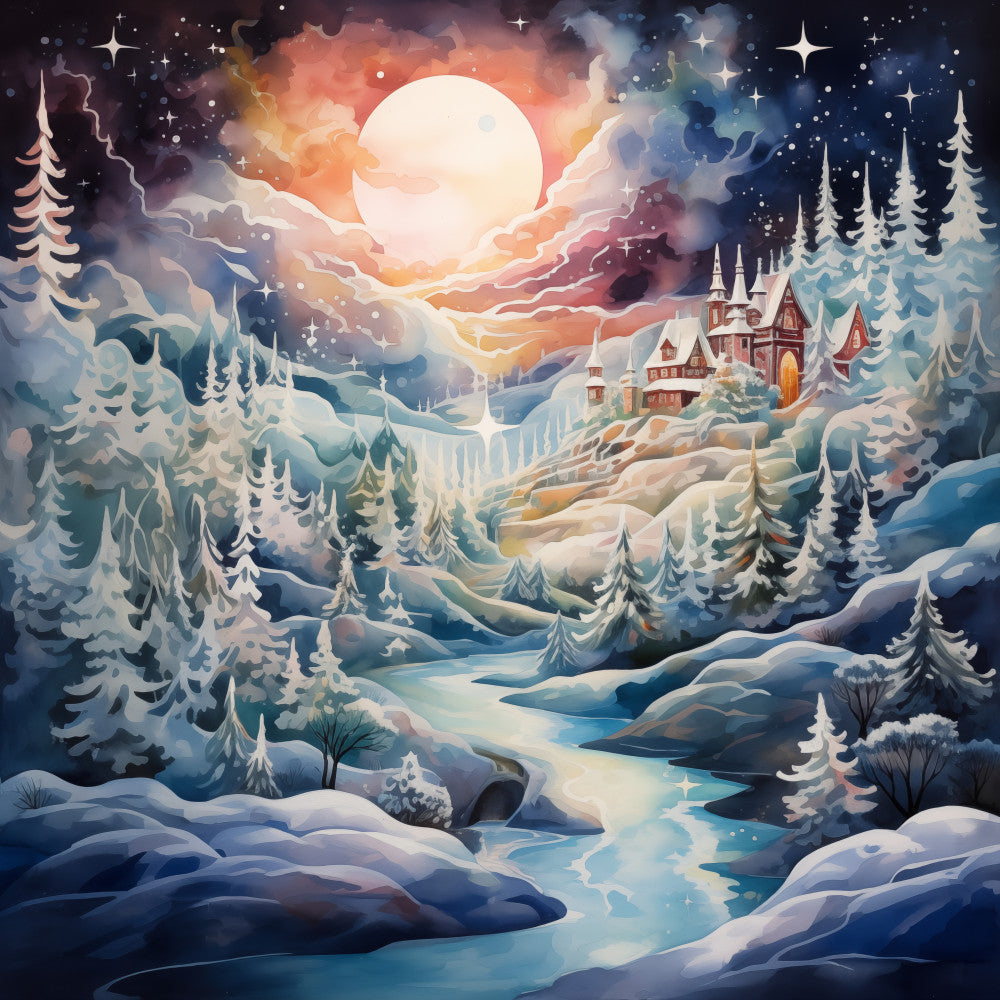 WInter Wonderland Fabric Panel 20