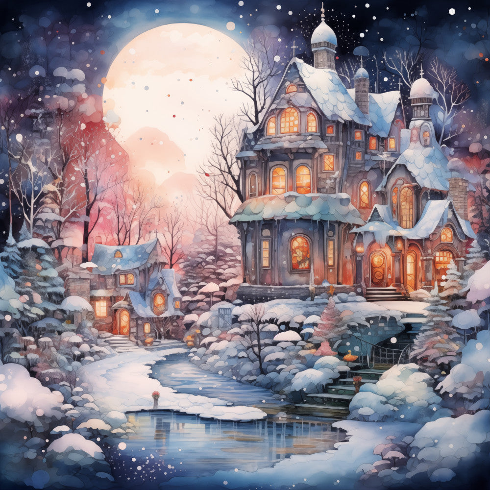 WInter Wonderland Fabric Panel 4