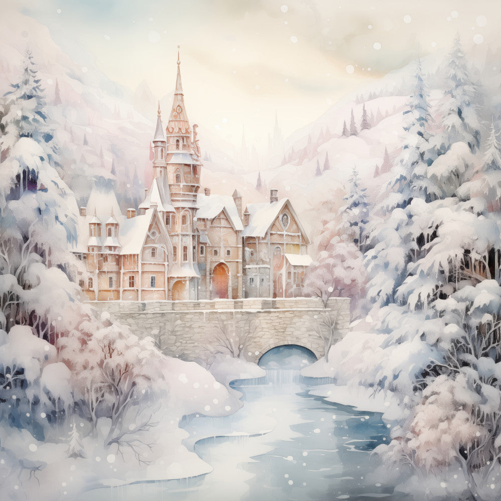 WInter Wonderland Fabric Panel 5