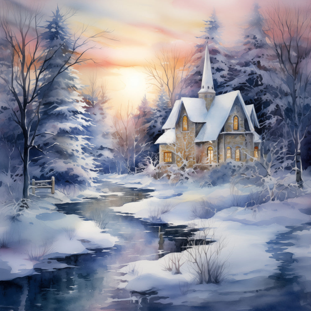 WInter Wonderland Fabric Panel 6