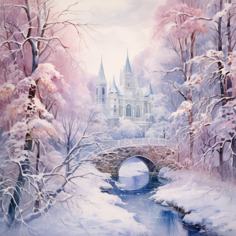 WInter Wonderland Fabric Panel 9