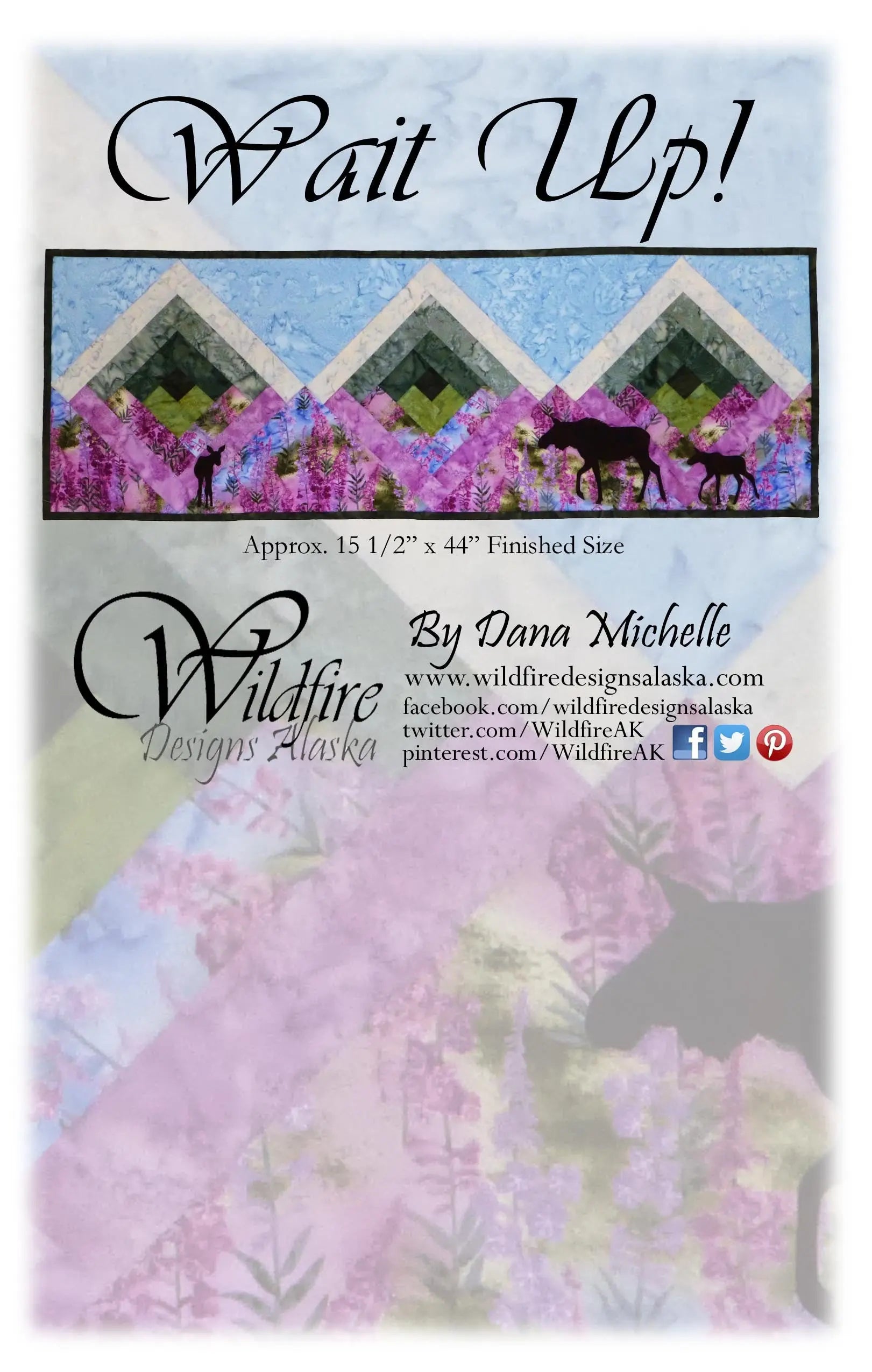 Wait Up! Pattern with Shapes - Linda's Electric Quilters