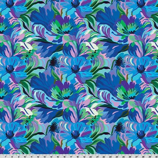 Wanderlust Florals Quilting Cuddle Blue Fabric per yard Shannon Fabrics
