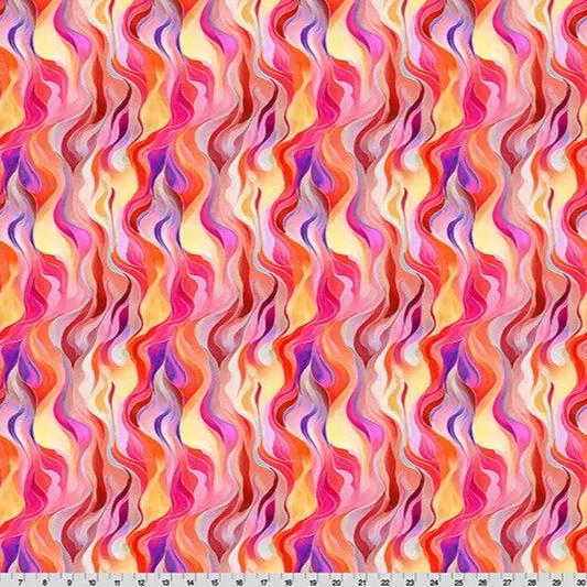 Wanderlust Rainbow Quilting Cuddle Pink Fabric per yard Shannon Fabrics