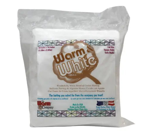 Warm & White Needled Cotton Batting Warm Company
