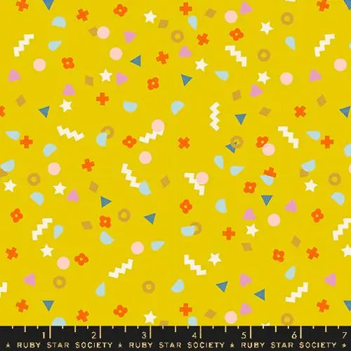 Washi Plus Goldenhour Ditsy Childerns 43"/44" Fabric Per Yard Moda Fabrics & Supplies