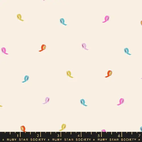 Washi Plus Natural Roll With It 43"/44" Fabric Per Yard Moda Fabrics & Supplies