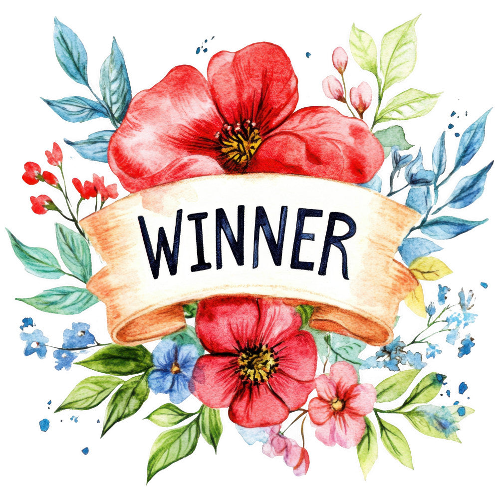 Watercolor Bingo Fabric Panel 12