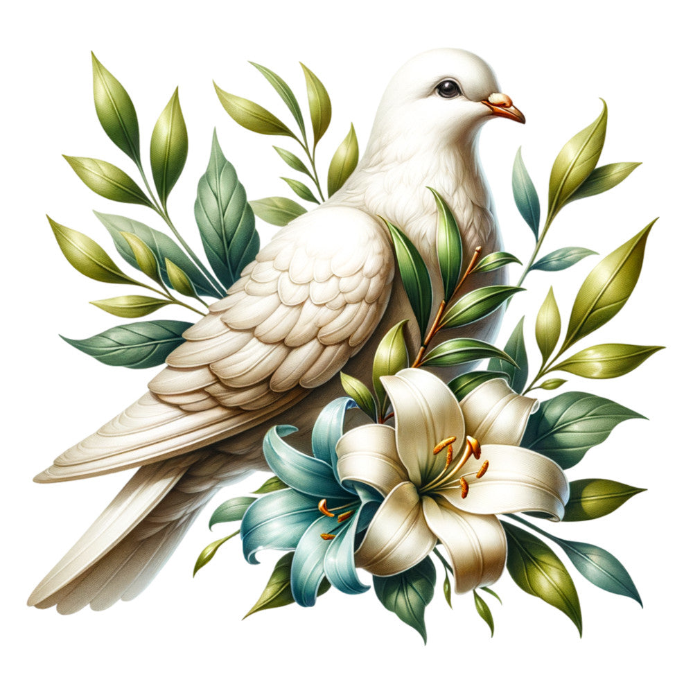Watercolor Christian Easter Fabric Panel 8