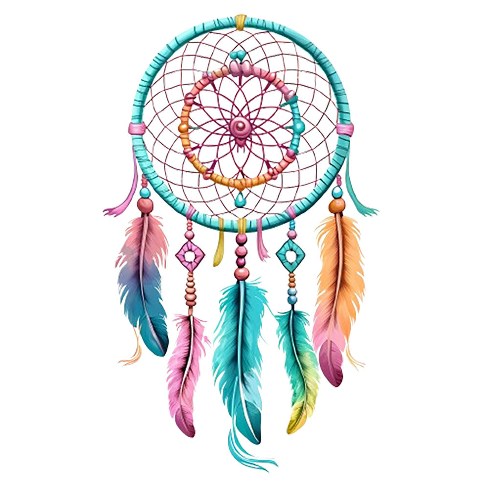 Watercolor Dream Catcher Fabric Panel 1