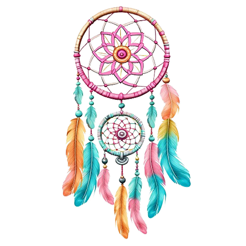 Watercolor Dream Catcher Fabric Panel 3