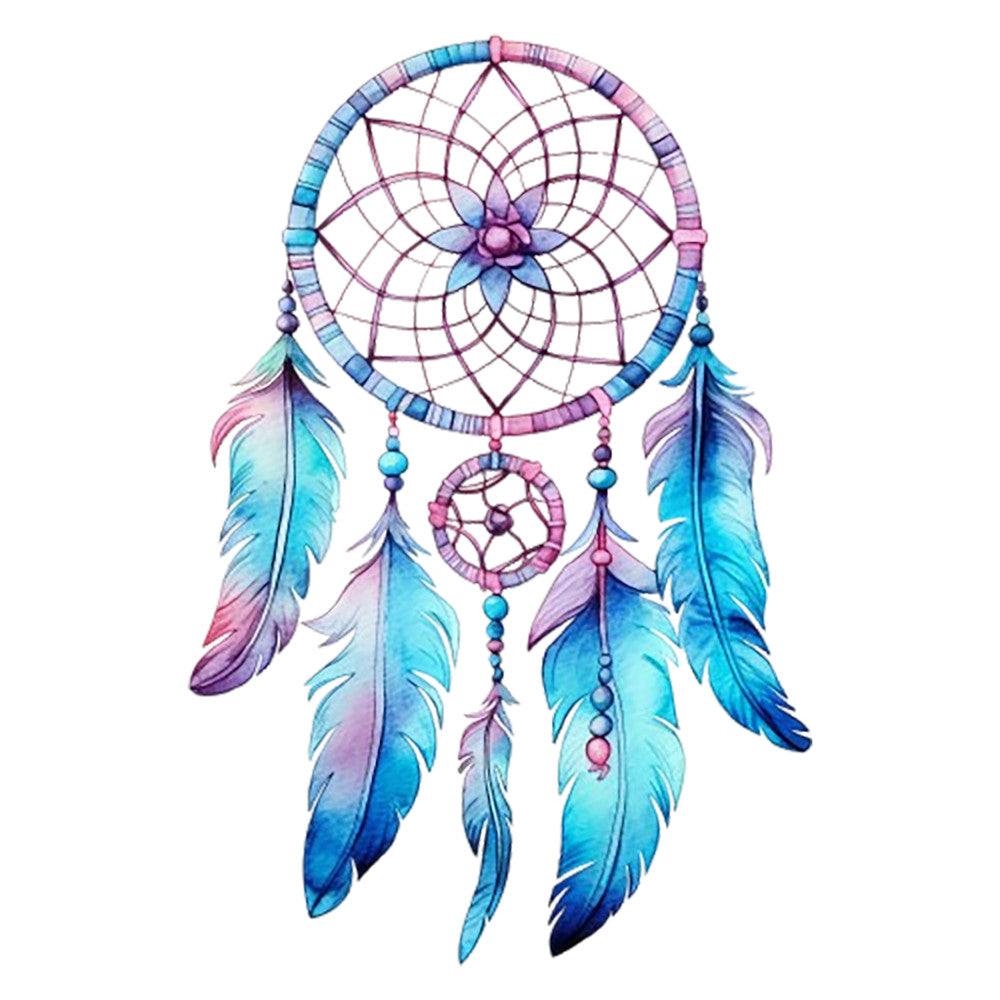Watercolor Dream Catcher Fabric Panel 5