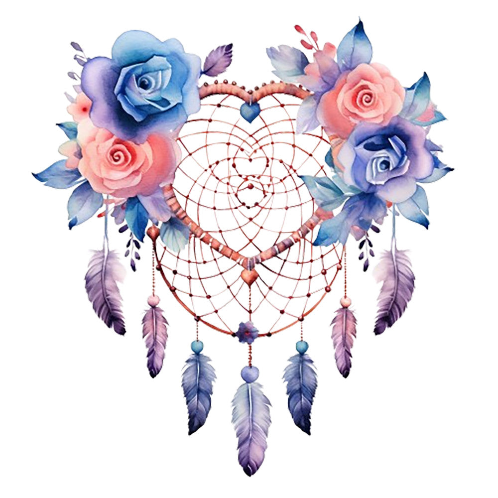 Watercolor Dream Catcher Fabric Panel 7
