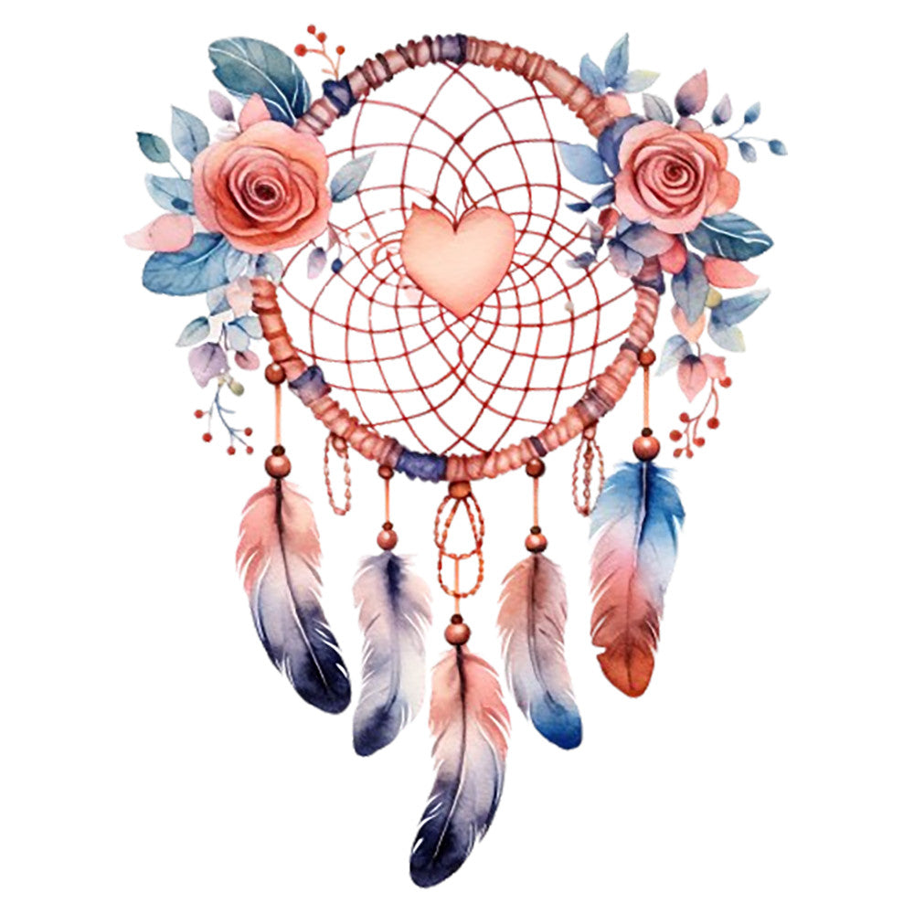 Watercolor Dream Catcher Fabric Panel 9