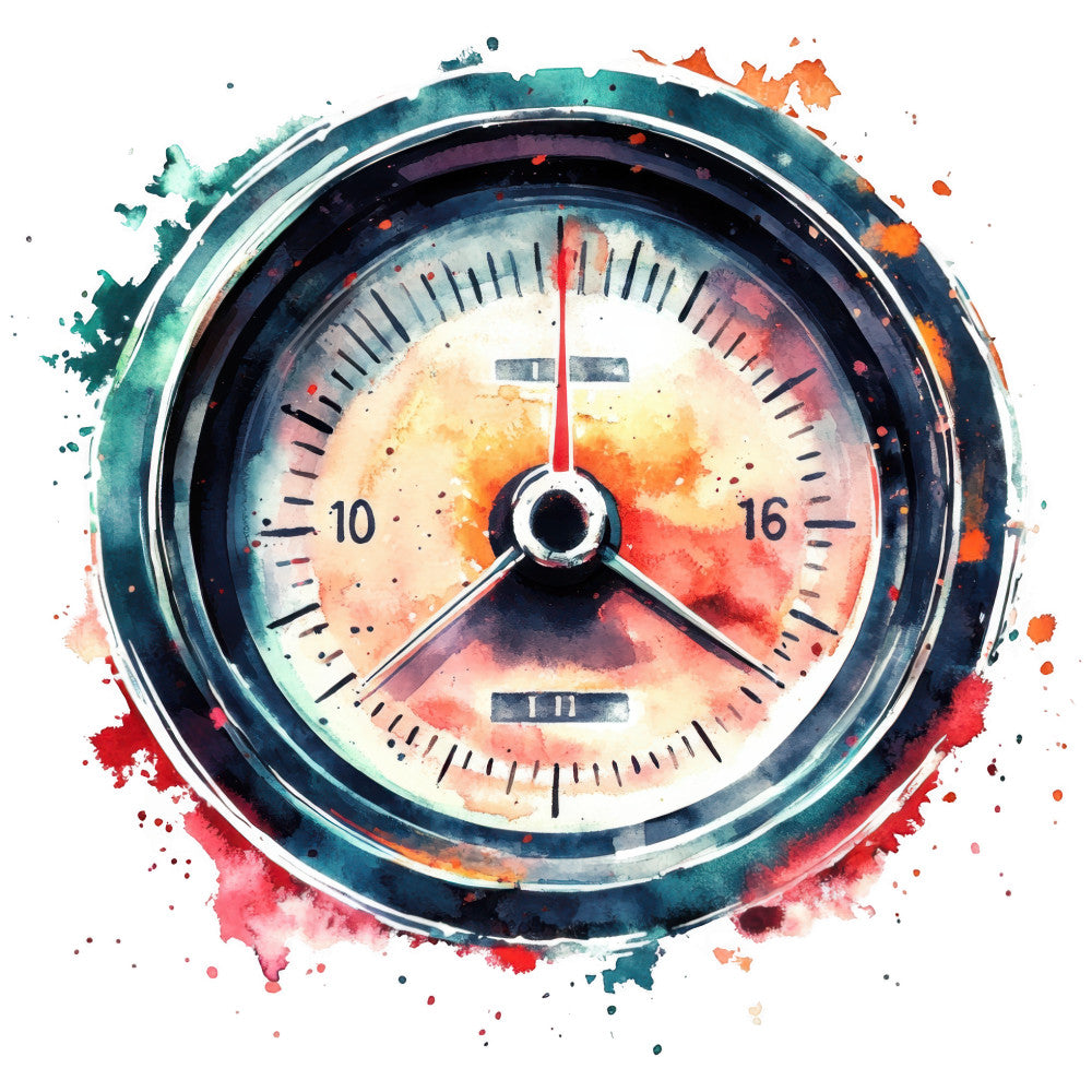 Watercolor Formula Racing Fabric Panel 20