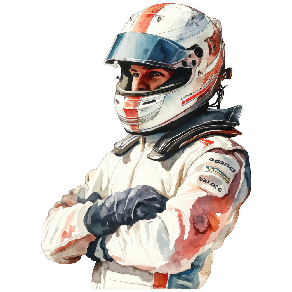 Watercolor Formula Racing Fabric Panel 23