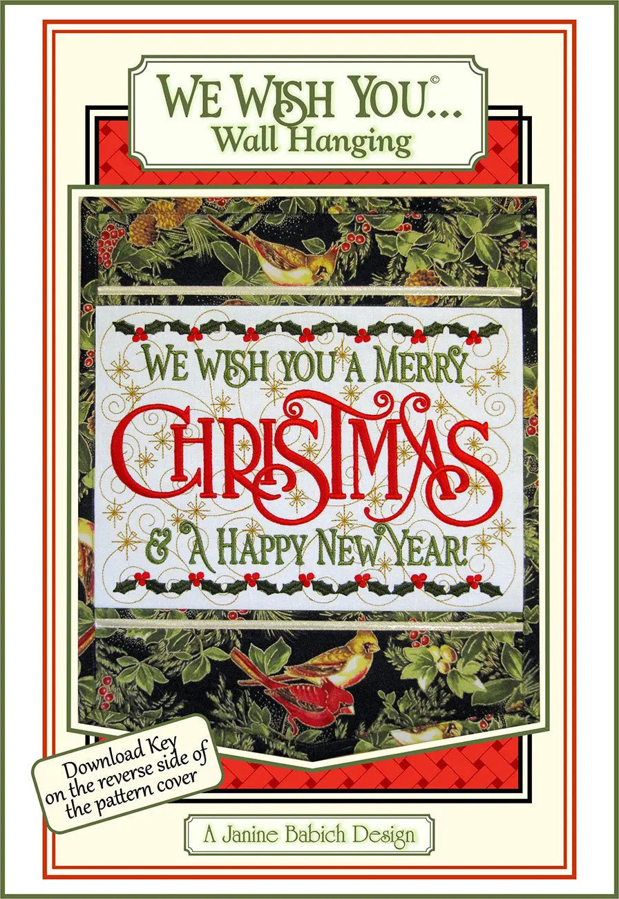 We Wish You Wall Hanging - Linda's Electric Quilters