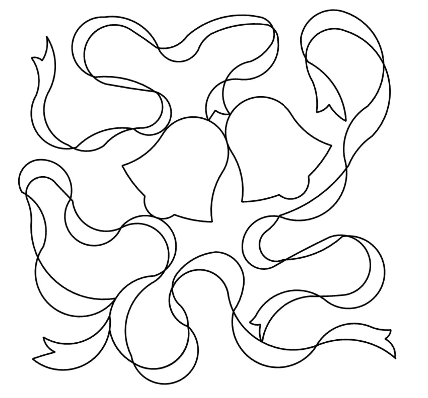 Wedding Bells and Ribbons E2E - Linda's Electric Quilters