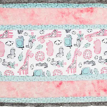 Wee One Cuddle Kit - Lion Around Pink - Linda's Electric Quilters