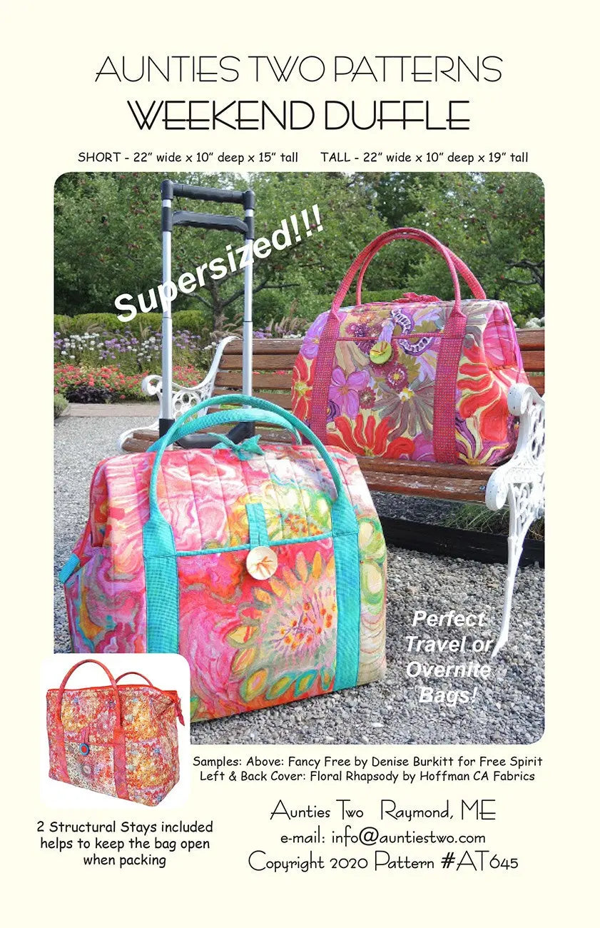 Weekend Duffle - Linda's Electric Quilters